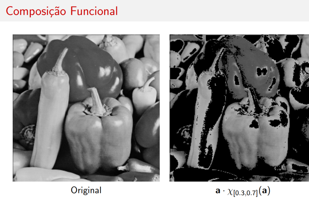 Resultado limiarização intervalo