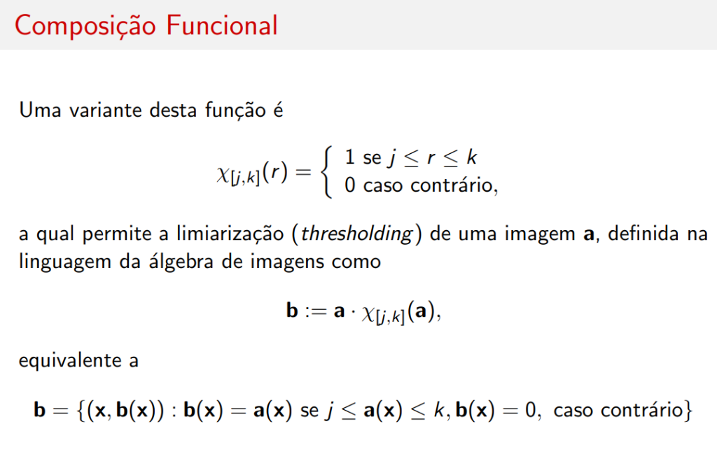 Limiarização definição
