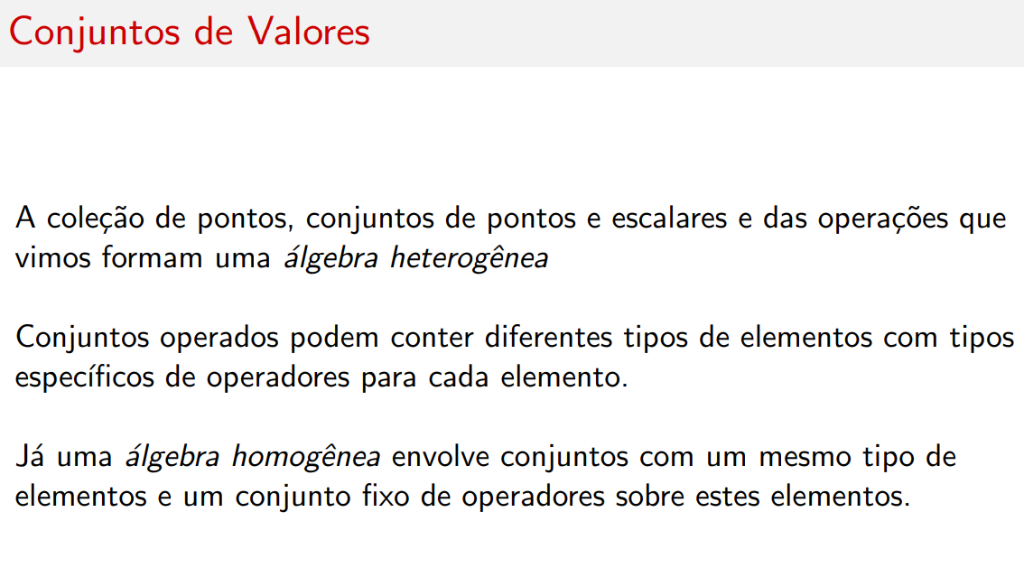 Álgebra heterogênea