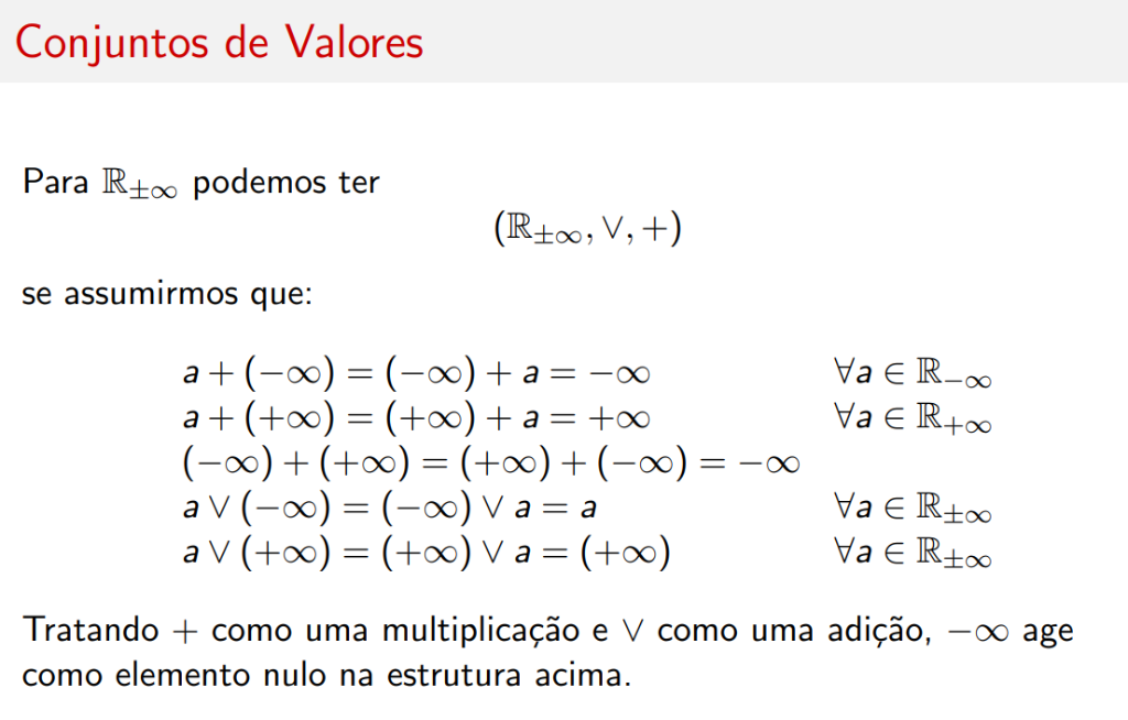 Reais estendidos com máximo