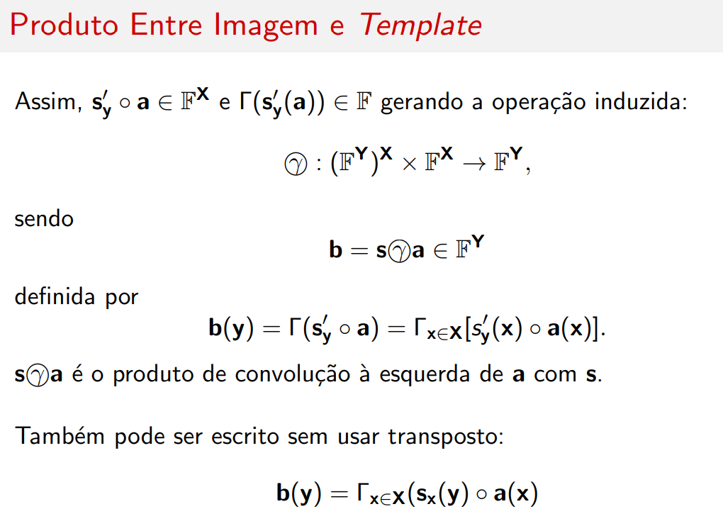 Convolução à esquerda